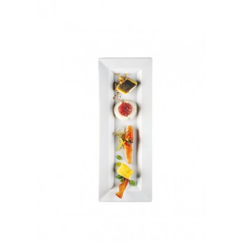 "Epoque/ Accenti Tre" - Platter recangular 39x15 cm, провоъгълно плато