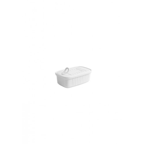 Rectangular tin can with lid - 13x8x5 cm, съд за печене "консерва"