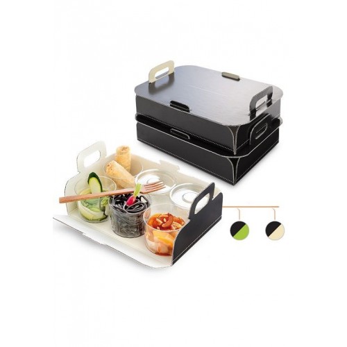 Comatec Take Away - Box tray S, кутия с 100 броя кутии за храна Comatec Take Away - Box tray S, кутия с 100 броя кутии за храна