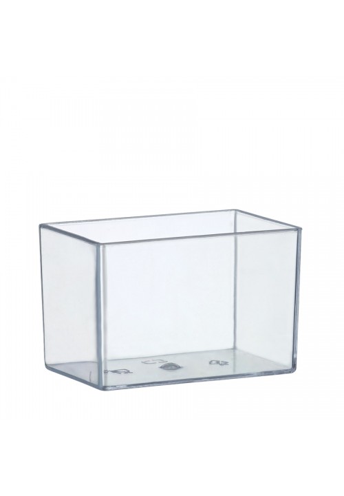 "Coctail Line" - Rectangular mini dish "Karo" 60ml, кутия с 200 броя съдчета "Coctail Line" - Rectangular mini dish "Karo" 60ml, кутия с 200 броя съдчета
