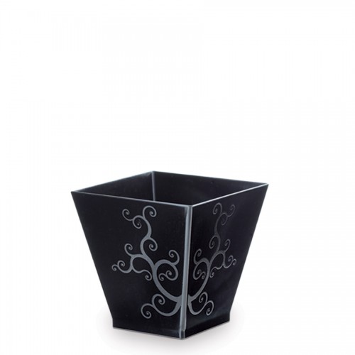 "Coctail Line" - Black cup "Volute Kova" 220ml, кутия с 400 броя съдчета "Coctail Line" - Black cup "Volute Kova" 220ml, кутия с 400 броя съдчета