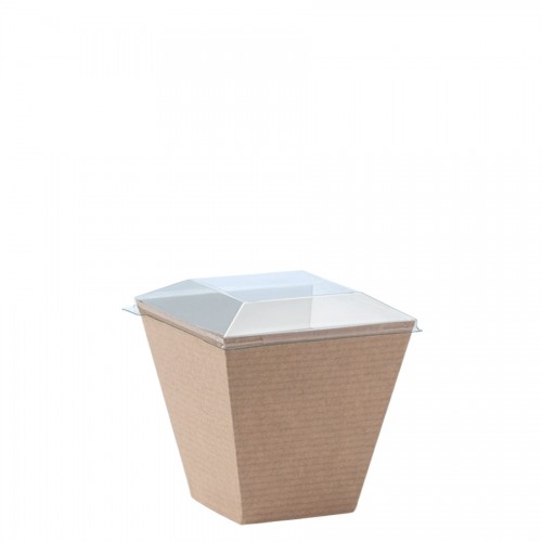 "Take Away" - Natural cardboard cup "Natural Kova" 220ml, кутия с 400 броя съдчета