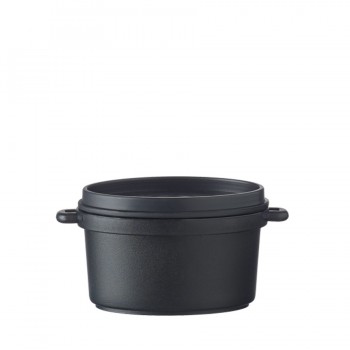 Comatec Coctail Line - Black "Round Cocote" 350ml, кутия с 24 броя съдчета