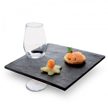 Comatec Coctail Line - "Textura" coctail plate, кутия с 50 броя поднос
