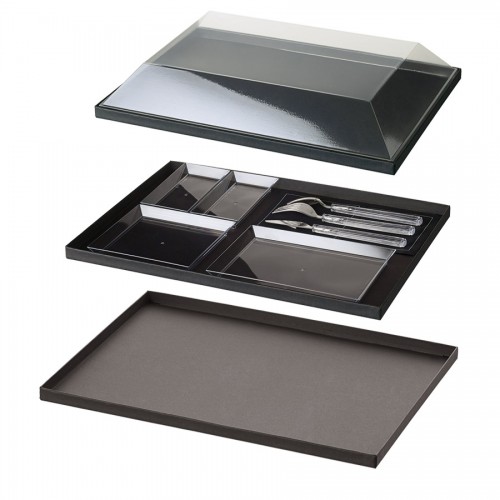 Comatec Take Away - Caterlux Atlas 1/1 tray, кутия с 50 броя подноси за храна Comatec Take Away - Caterlux Atlas 1/1 tray, кутия с 50 броя подноси за храна