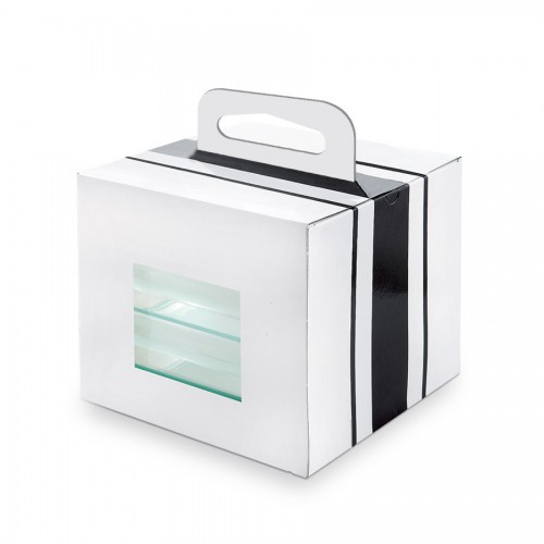 Comatec Take Away - Black & White "Bento lunch", кутия с 100 броя кутии за храна Comatec Take Away - Black & White "Bento lunch", кутия с 100 броя кутии за храна