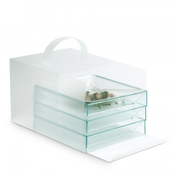 Comatec Take Away - Transperent polypro "Bento box", кутия с 100 броя кутии за храна