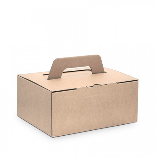 Comatec Take Away - Kraft lunch box, кутия с 50 броя кутии за обяд