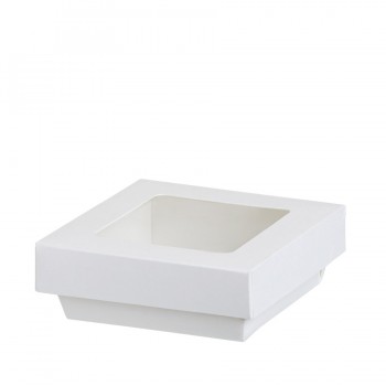 Comatec Take Away - Natural white box + lid 500ml, кутия с 250 броя кутии за храна + капак