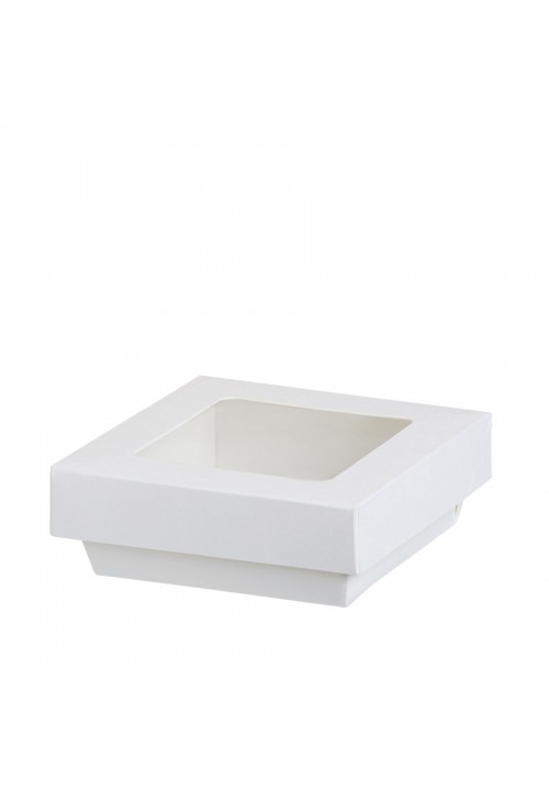 Comatec Take Away - Natural white box + lid 500ml, кутия с 250 броя кутии за храна + капак Comatec Take Away - Natural white box + lid 500ml, кутия с 250 броя кутии за храна + капак