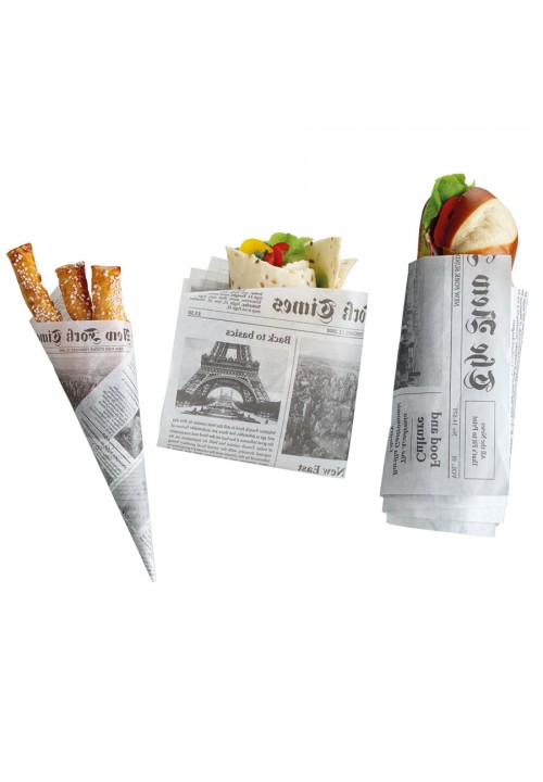 Comatec Take Away - Newspaper wrap, кутия с 500 броя опаковки Comatec Take Away - Newspaper wrap, кутия с 500 броя опаковки
