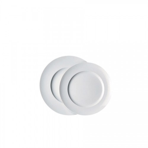 "Epoque/ Accenti Due" - Gourmet plate flat with broad rim 33 cm, плоско плато с широк борд
