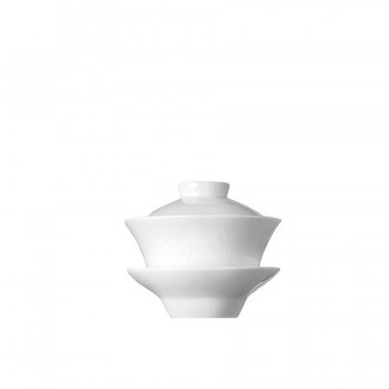 "Jade" - Tea cup, lid & saucer 100 ml, чаша за чай с капак и чиниийка
