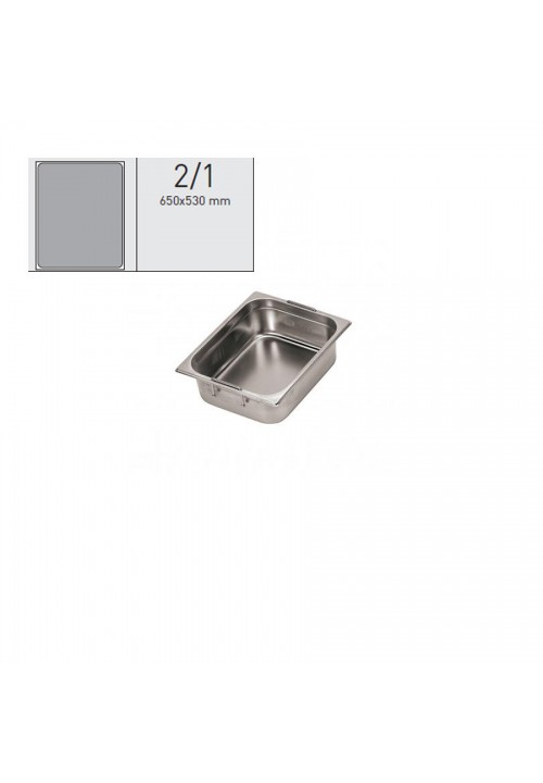 "GN food pans"- GN 2/1 retractable handles 65x53x10cm, кутия с 1 брой тава с прибиращи се дръжки "GN food pans"- GN 2/1 retractable handles 65x53x10cm, кутия с 1 брой тава с прибиращи се дръжки